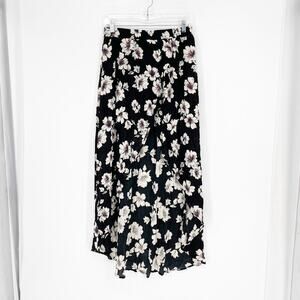 Hem & Thread Hi-Low Floral Maxi Skort Size Medium